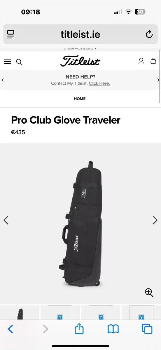 Titleist pro club golf travel bag - Image 4