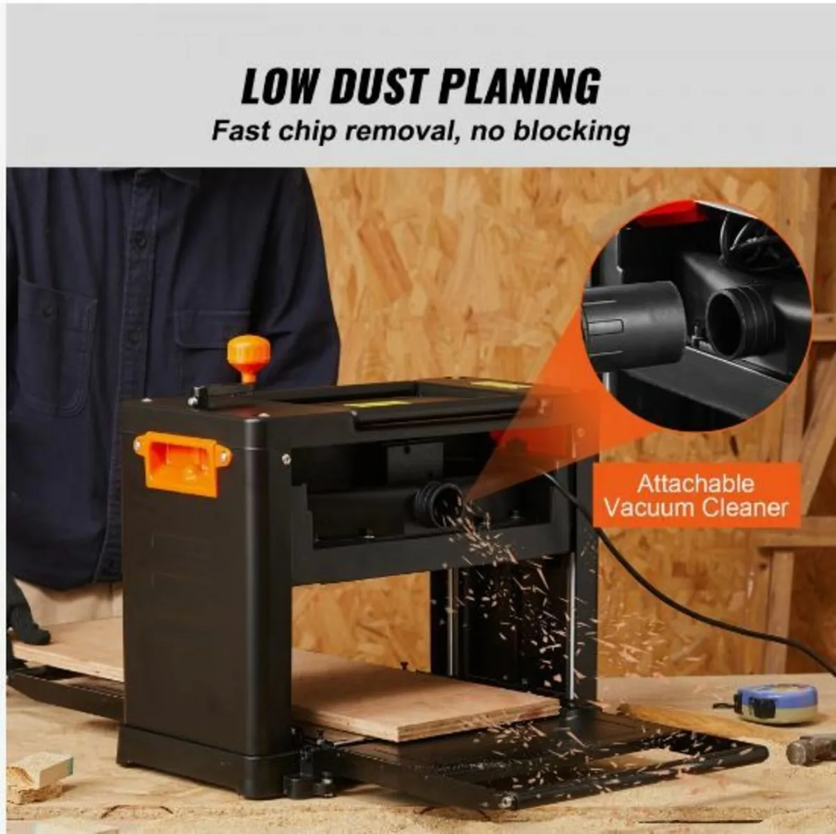 Thickness Planer, Two Speed, 13" Width - Image 4