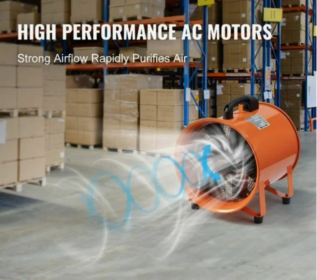 304.8mm Portable Extractor Fan Blower 10m - Image 2