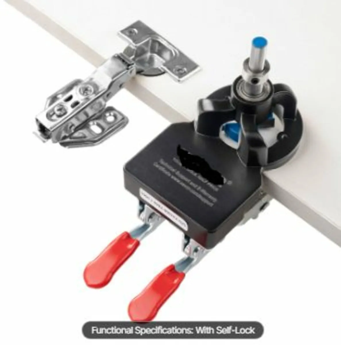 35 mm Concealed Door Hinge Jig, Aluminum Alloy - Image 1