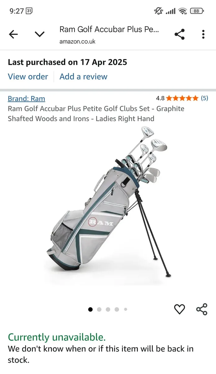 Ladies Golf Set - Petite - Brand new - Image 1