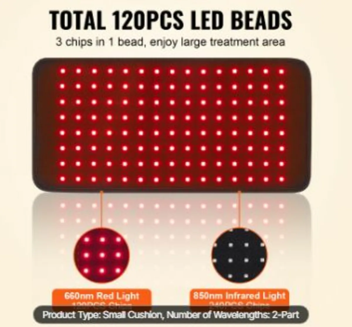 Red Light Therapy Mat for Body 120PCS - Image 2