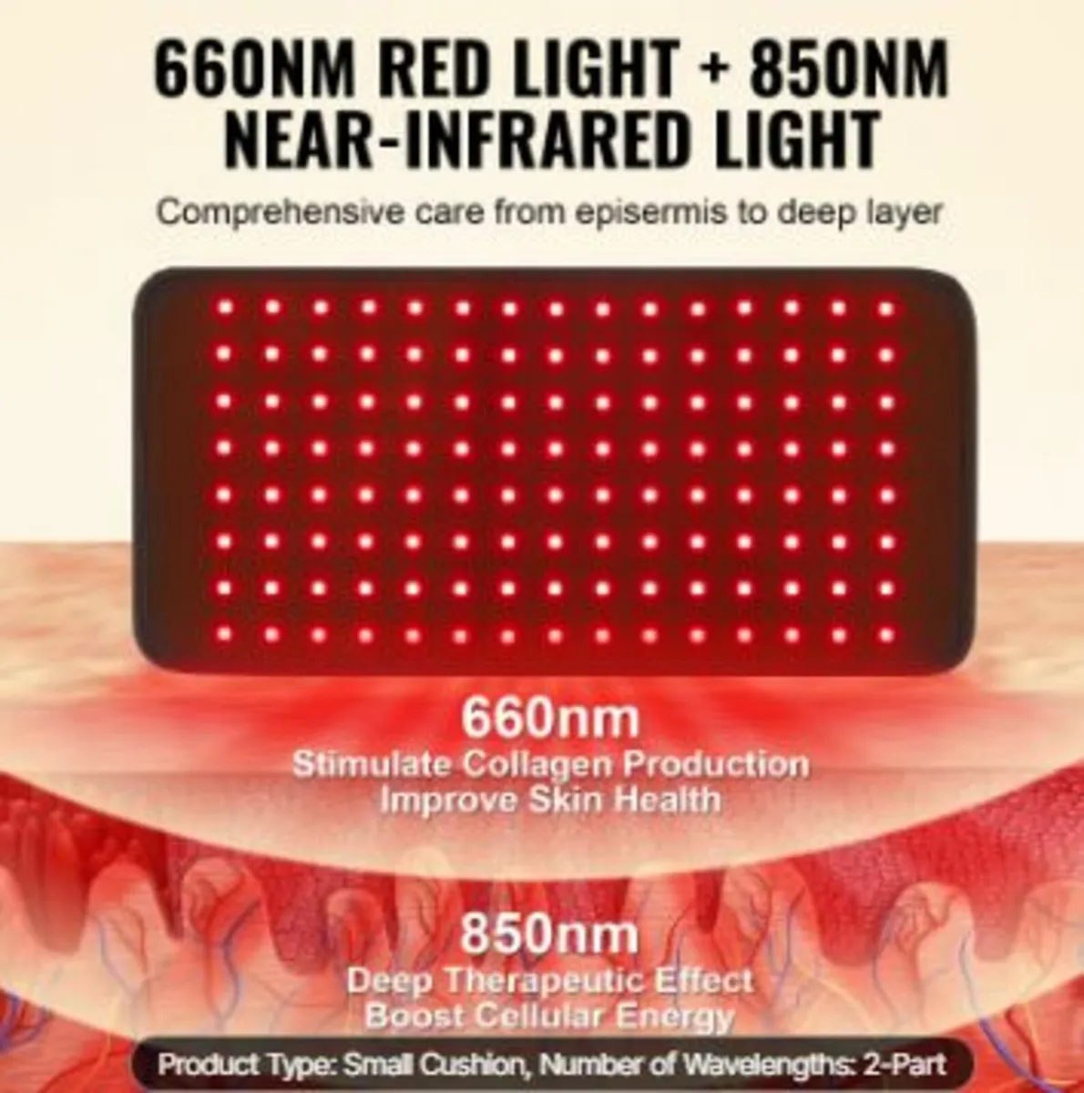 Red Light Therapy Mat for Body 120PCS - Image 3