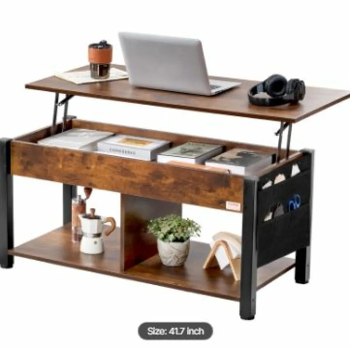 Lift Top Coffee Table 41.7" Rectangle - Image 1