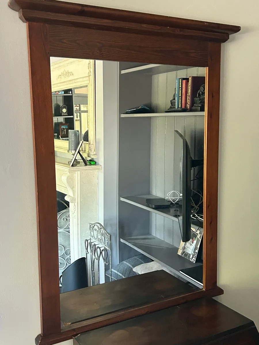 Dark wood Mirror - Image 2