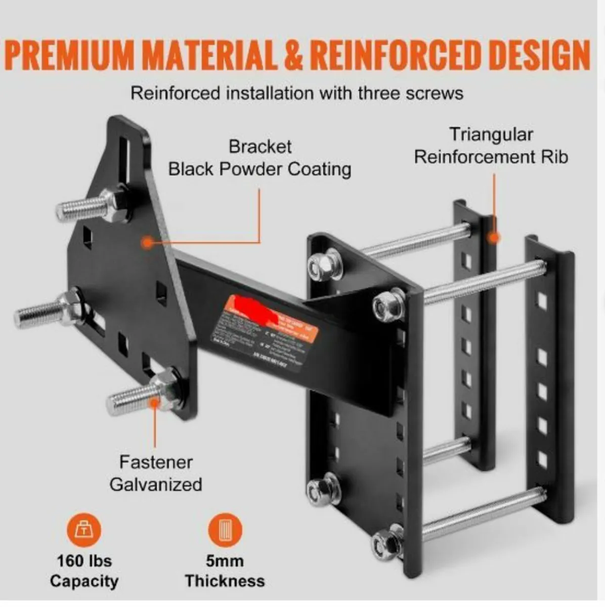 Spare Tire Carrier, Trailer Spare Tire Mount - Image 2