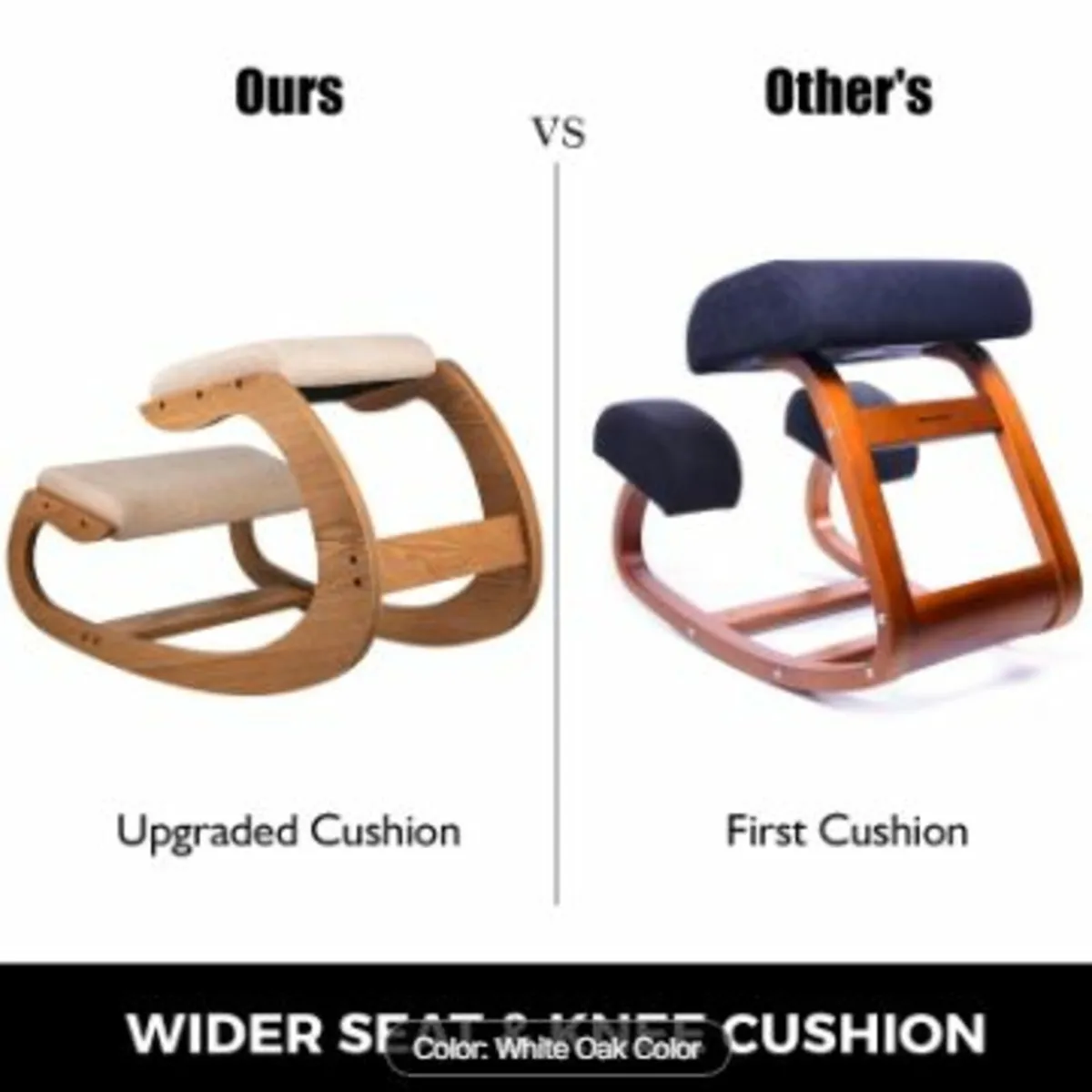 Ergonomic Kneeling Chair 220LB Load Capacity - Image 4