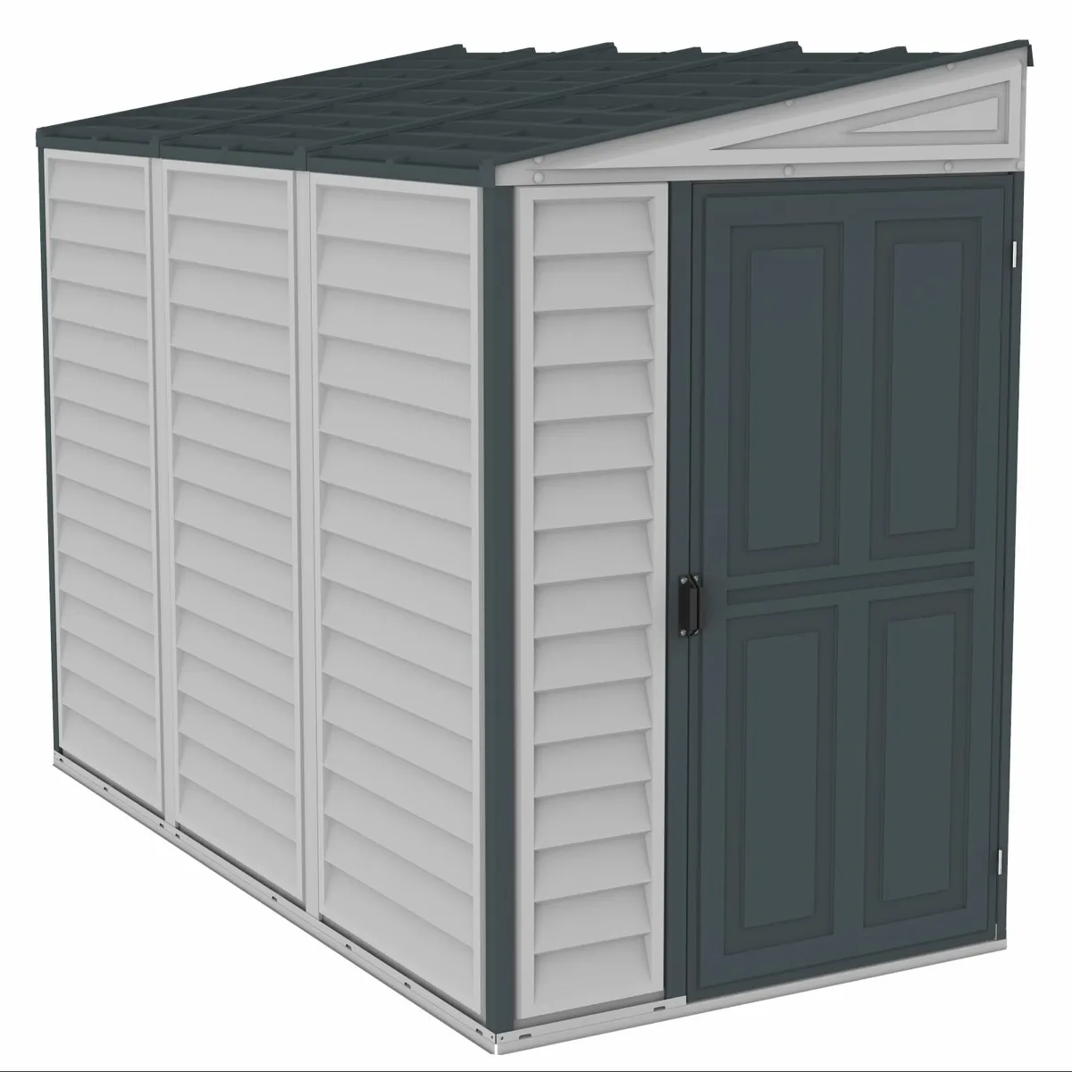 Sidemate 4x8 Vinyl Garden Pent Sheds. - Image 2