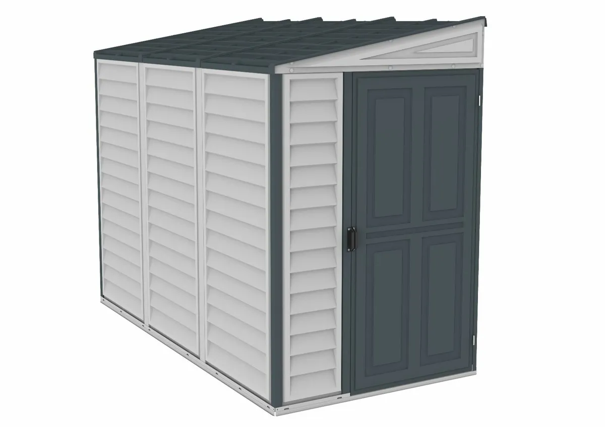 Sidemate 4x8 Vinyl Garden Pent Sheds. - Image 3