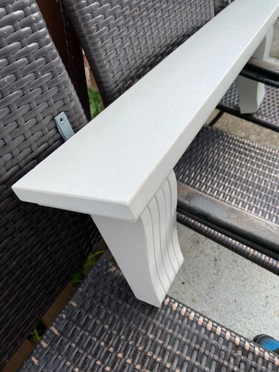 Soild marble mantle piece - Image 1
