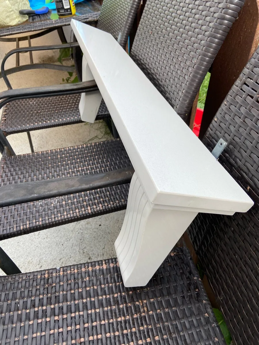 Soild marble mantle piece - Image 2