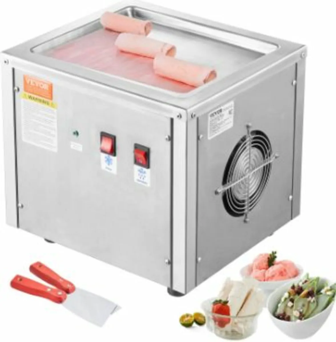 Fried Ice Cream Roll Machine Rolled Ice - Image 1