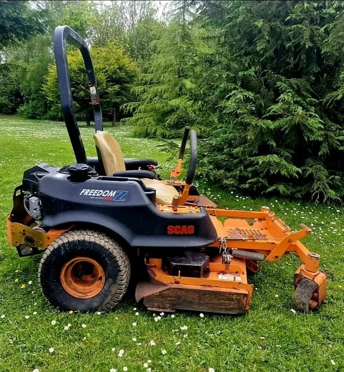 Scag ride on mower lawnmower no vat - Image 1