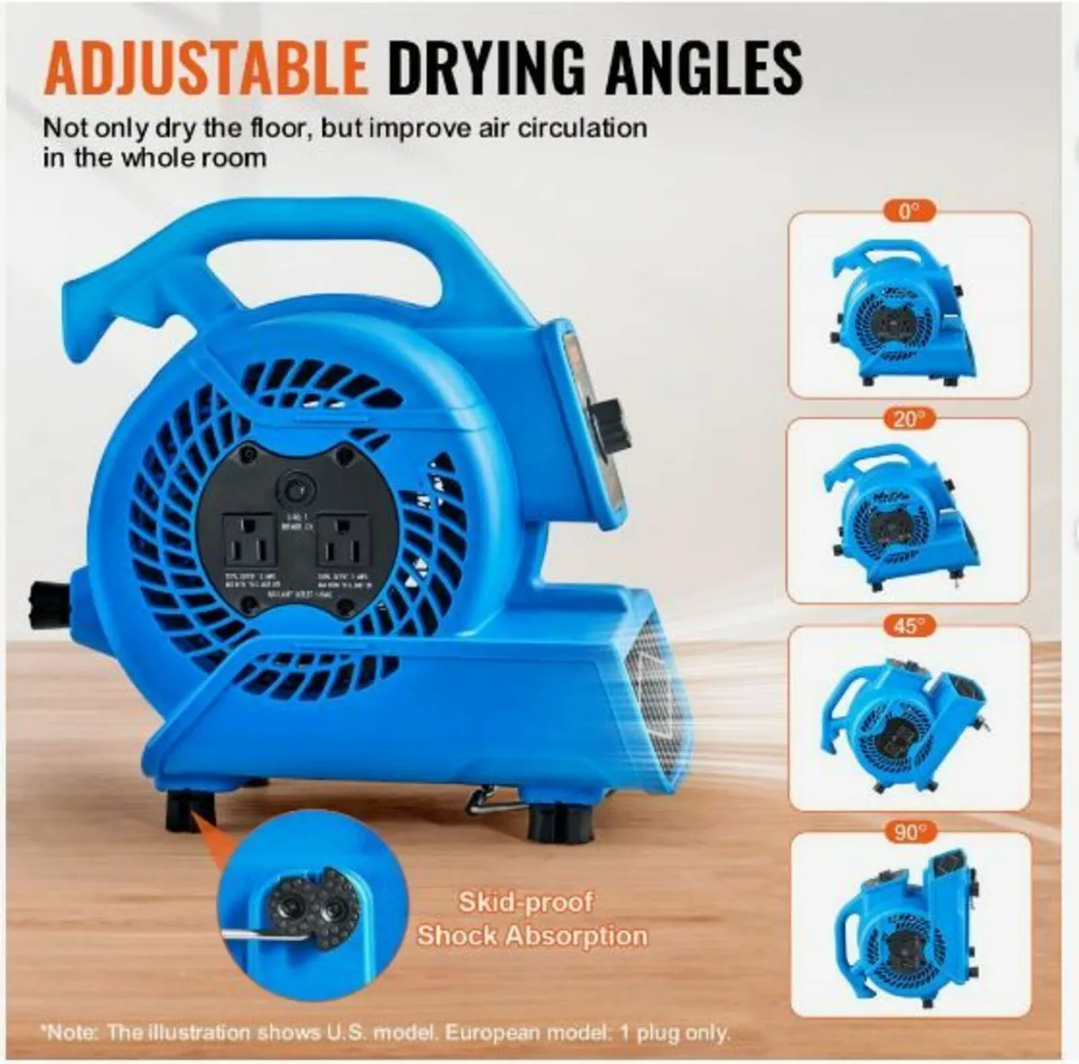 Floor Blower 1360 RPM 600 CFM Air - Image 4