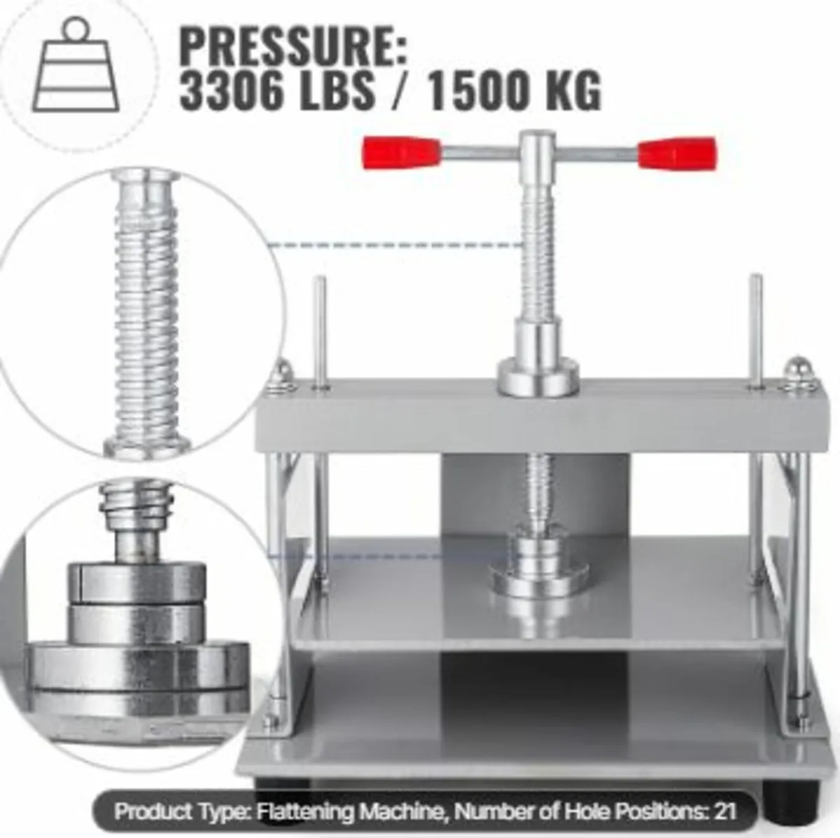 Manual Paper Press Machine, 12x8.6 - Image 4