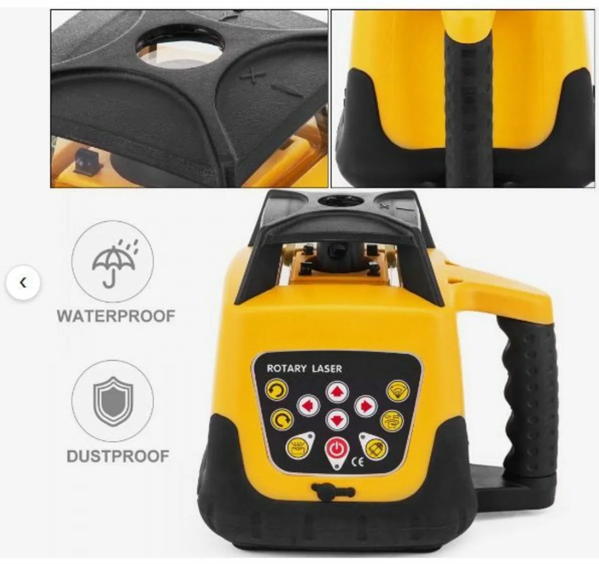 Rotary Laser Level Kit Red Beam Digital - Image 3