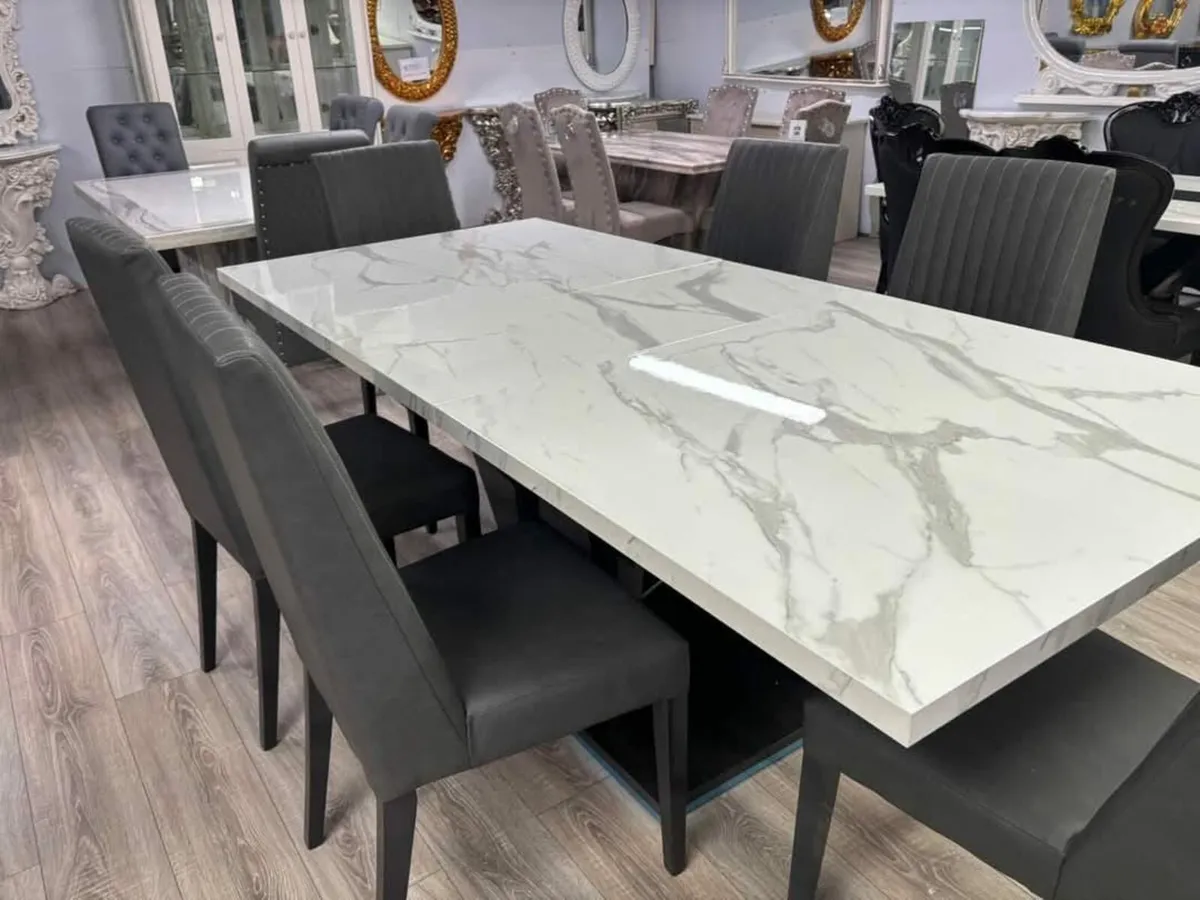 " Lovely Dinning Table With 6 Chairs" - Image 2