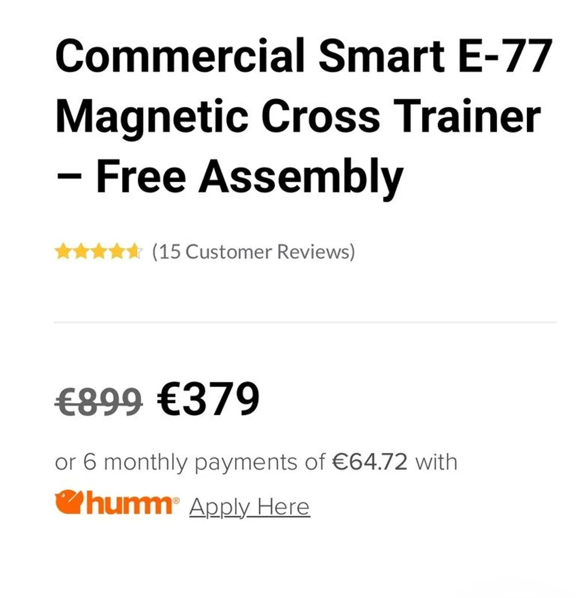 Cross trainer smart E-77 - Image 3