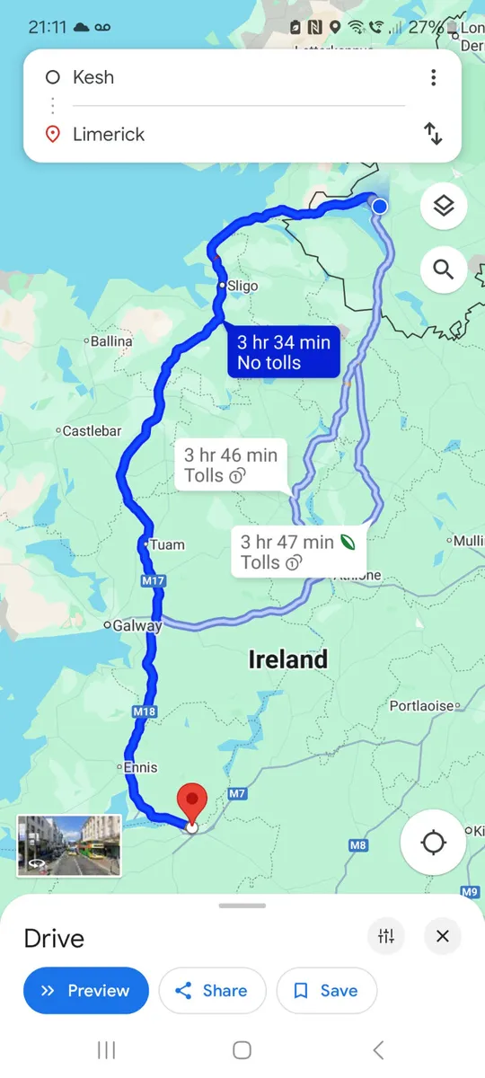 LORRY HAULAGE FROM KESH TO LIMERICK