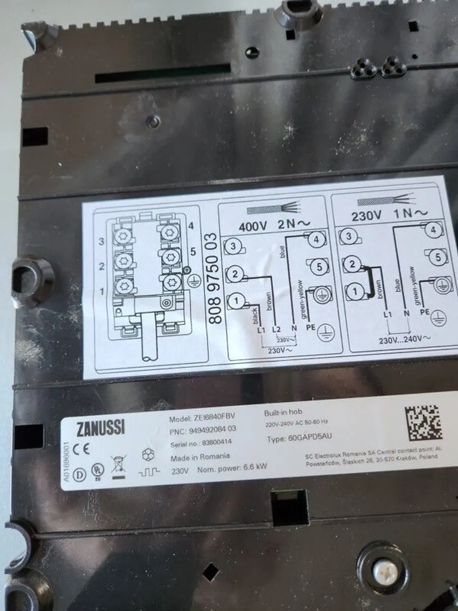 Zanussi Induction Hob 60cm - Image 4