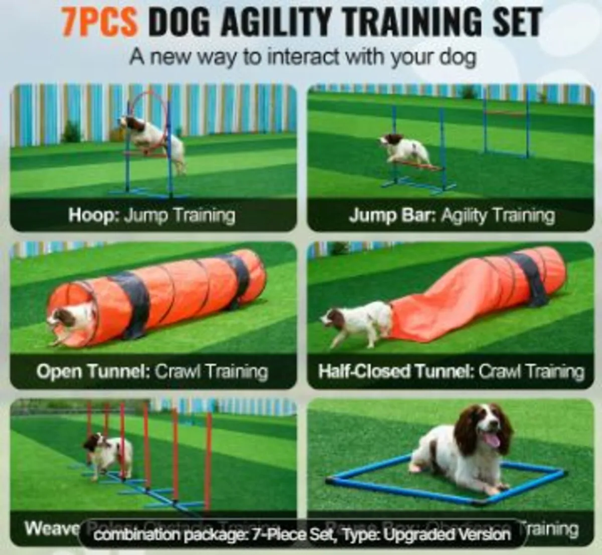 Dog Agility Training Equipment 7 PCS - Image 2