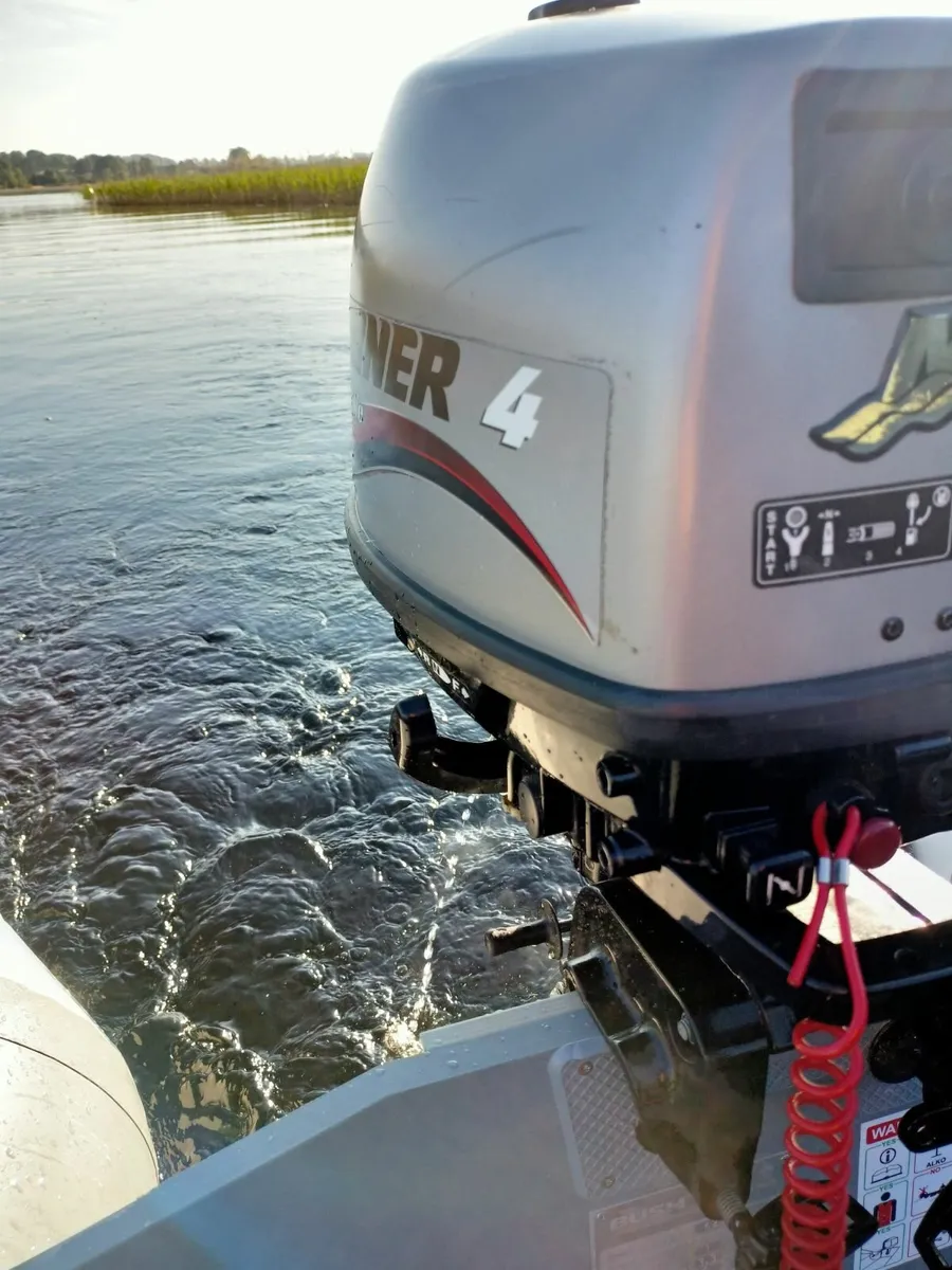4HP 4 Stroke Mariner outboard engine - Image 3