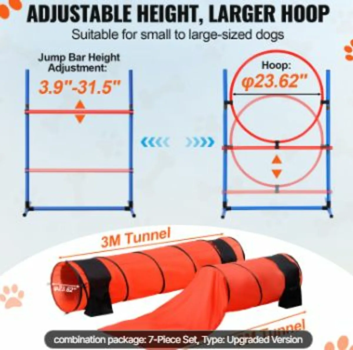 Dog Agility Training Equipment 7 PCS - Image 4