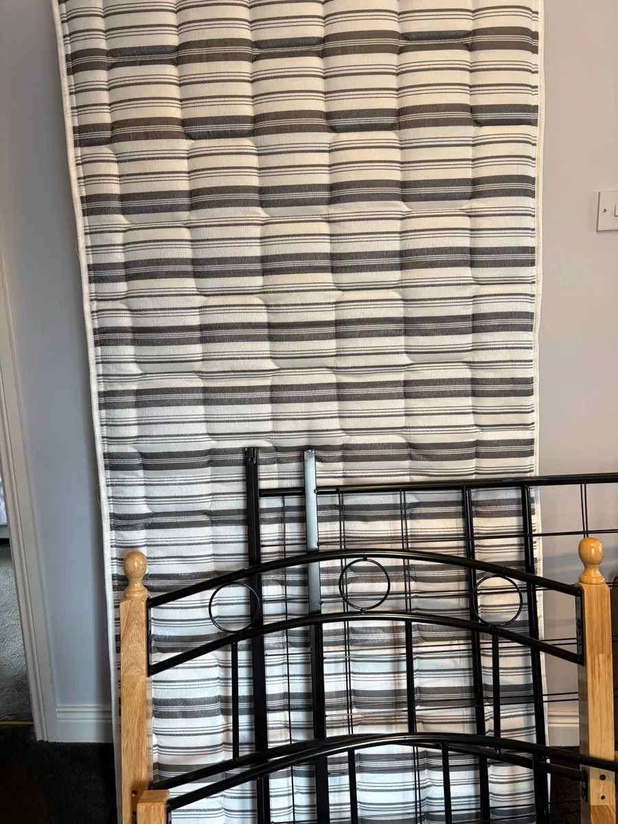 3Ft Bed  and mattress , plus 2 mattress Toppers - Image 4