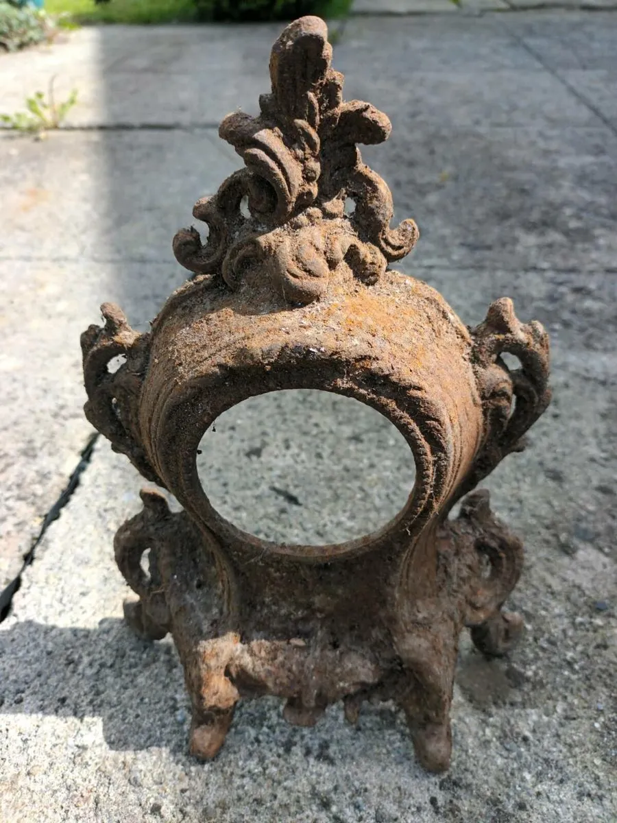 Cast iron Clock Frame - Image 1