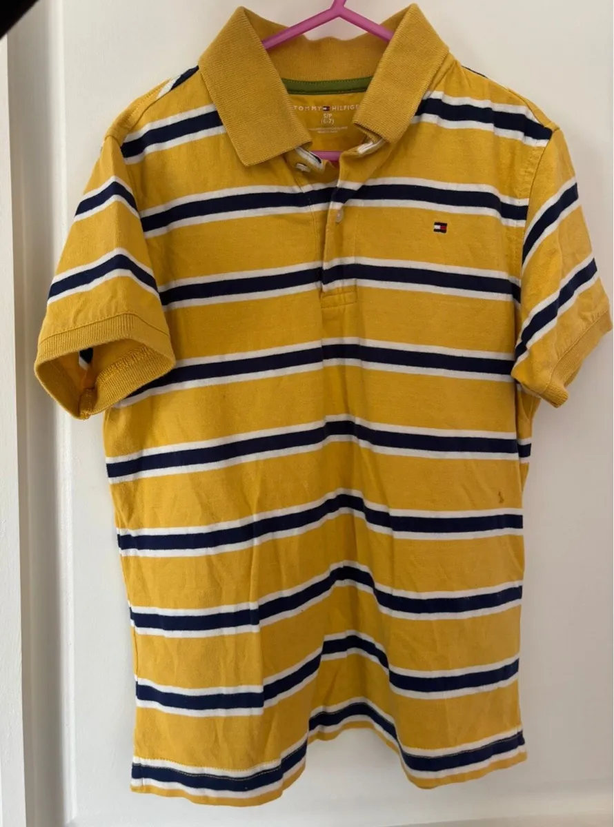 Tommy Hilfiger Polo - striped - age 6-7 - Image 1