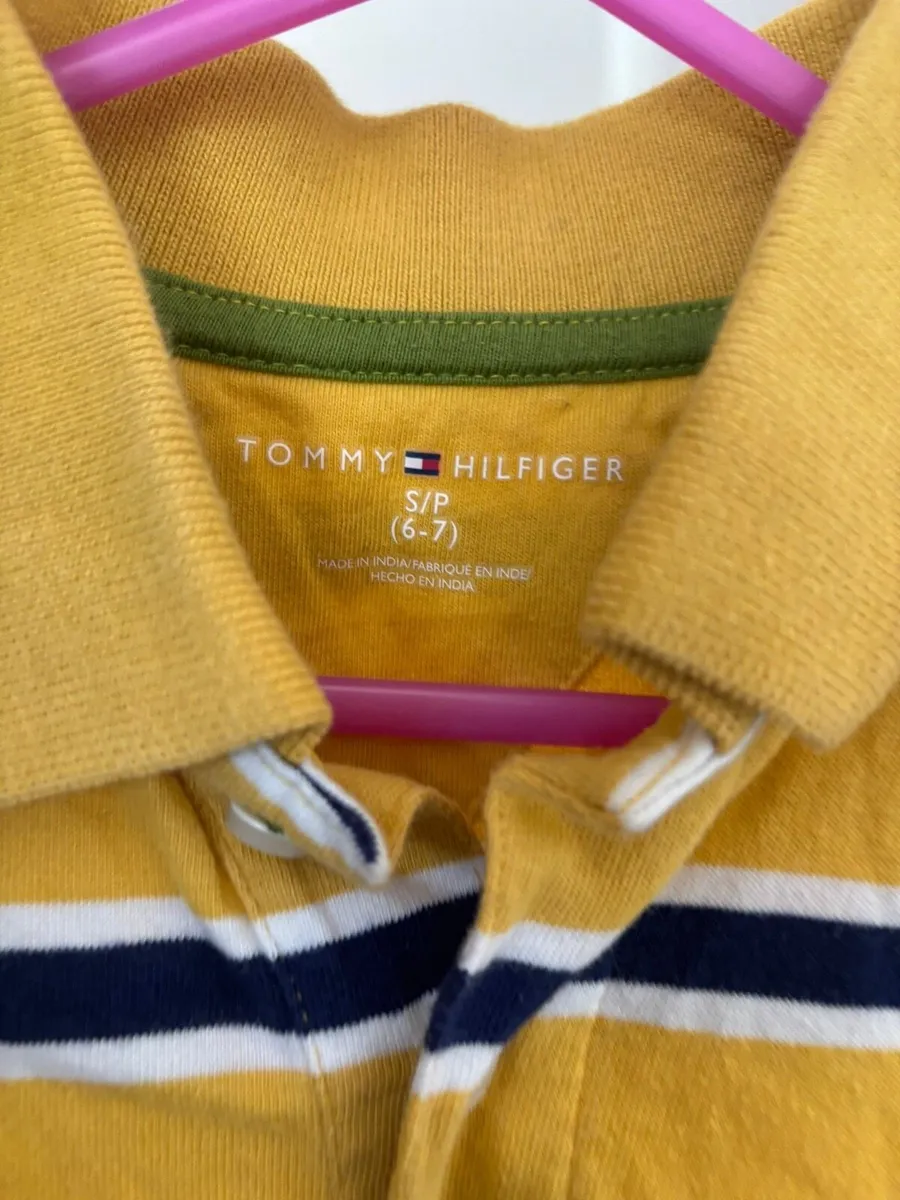 Tommy Hilfiger Polo - striped - age 6-7 - Image 3
