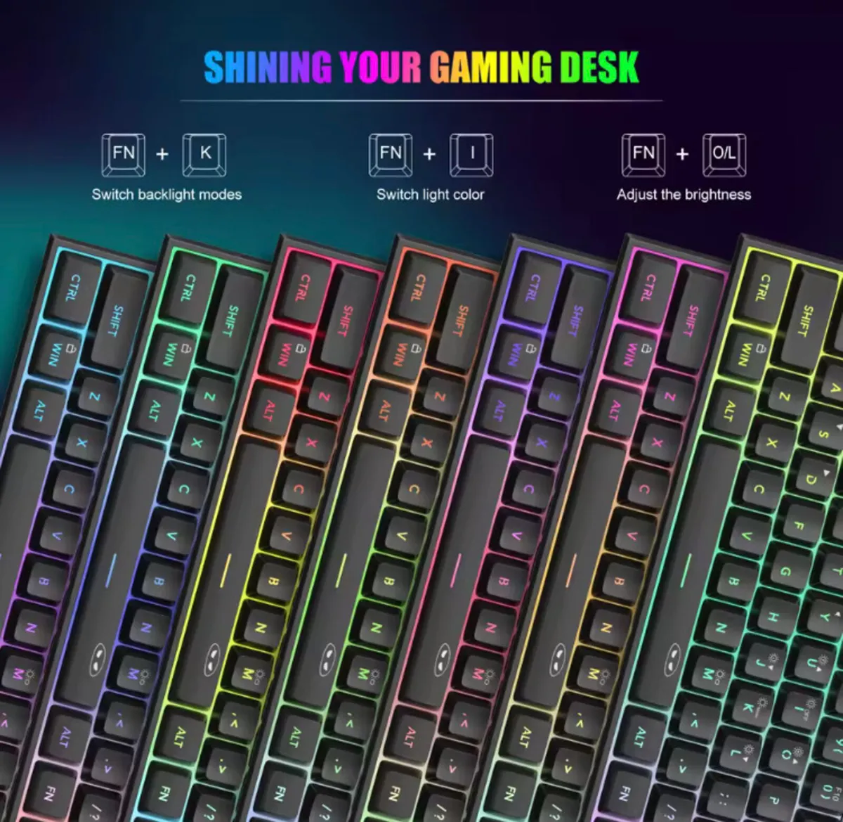 Gaming RGB Keyboard - Image 4