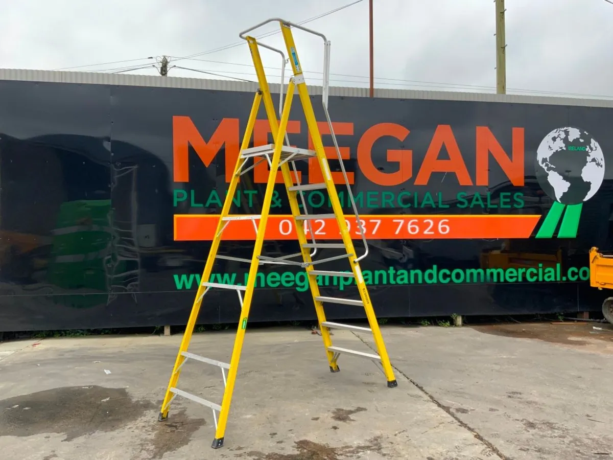 FIBREGLASS PLATFORM ACCESS LADDER.......0442. - Image 4