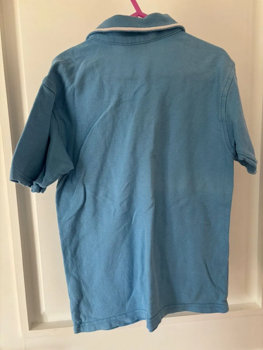 Penguin Blue polo tshirt age 5-6 - Image 2