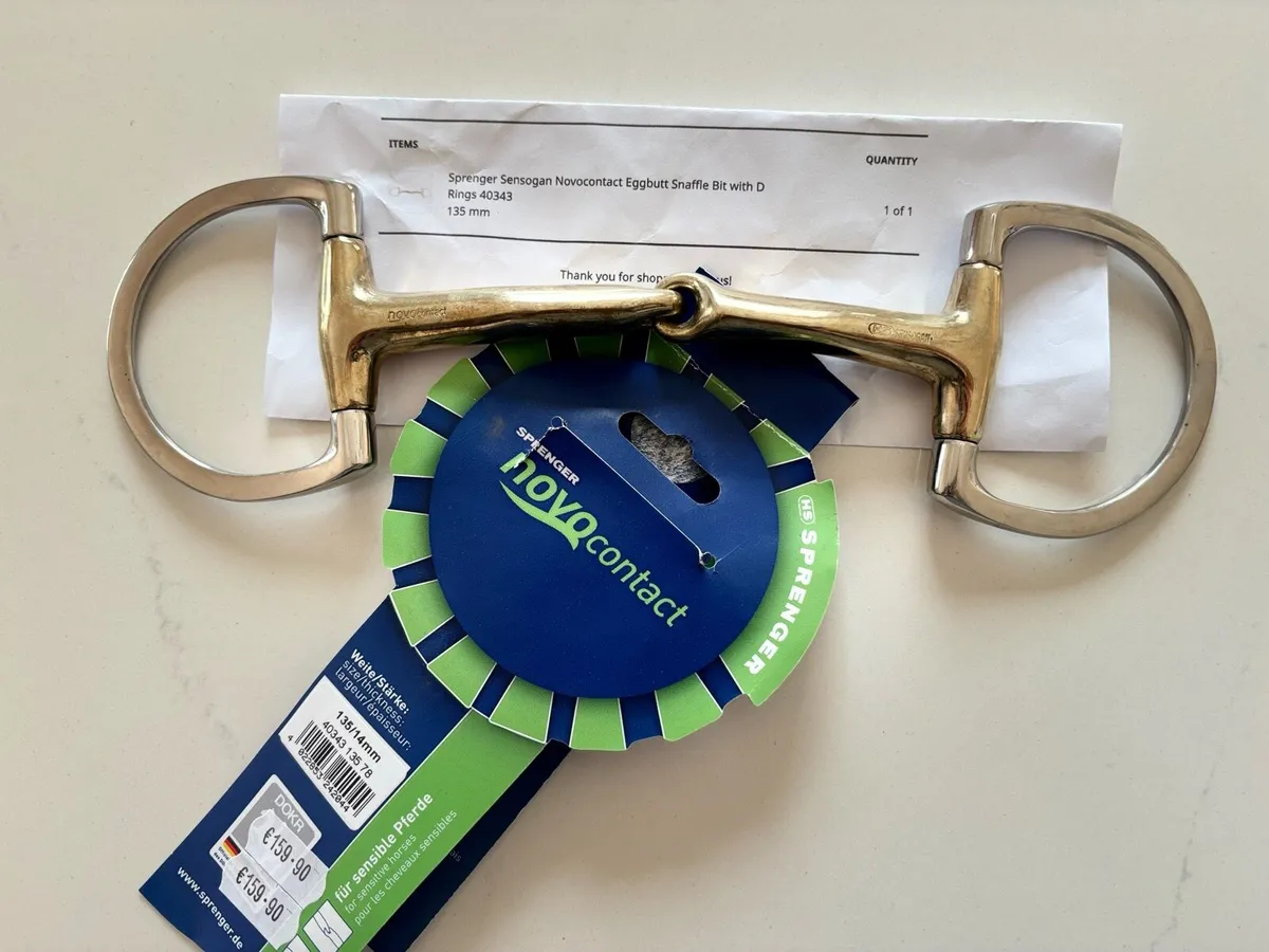 Sprenger Sensogen Novocontact Eggbutt Snaffle Bit - Image 1