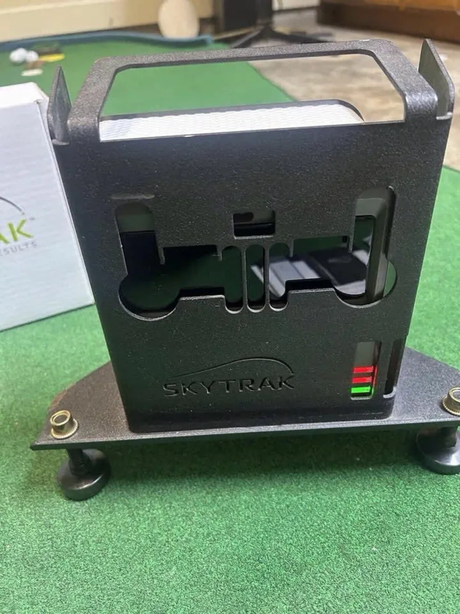 SkyTrak launch monitor with metal protective cage - Image 2