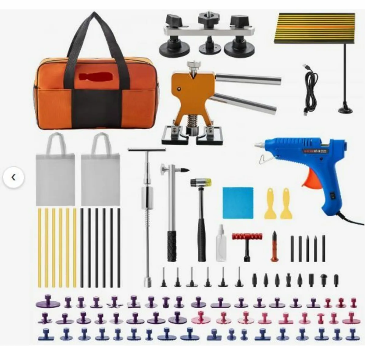 Dent Removal Tool, 89 Pcs Paintless Dent Repair - Image 1