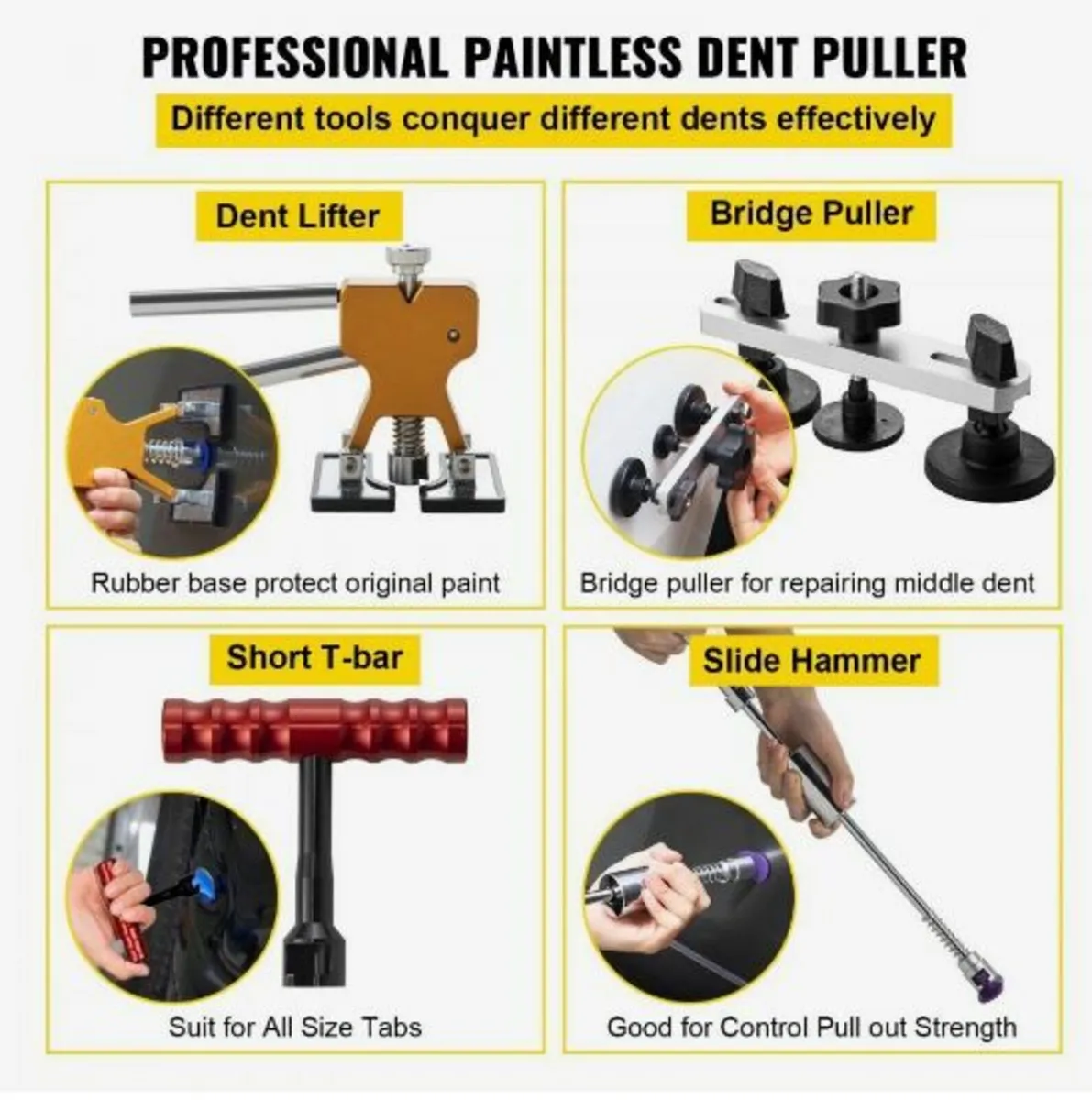 Dent Removal Tool, 89 Pcs Paintless Dent Repair - Image 3