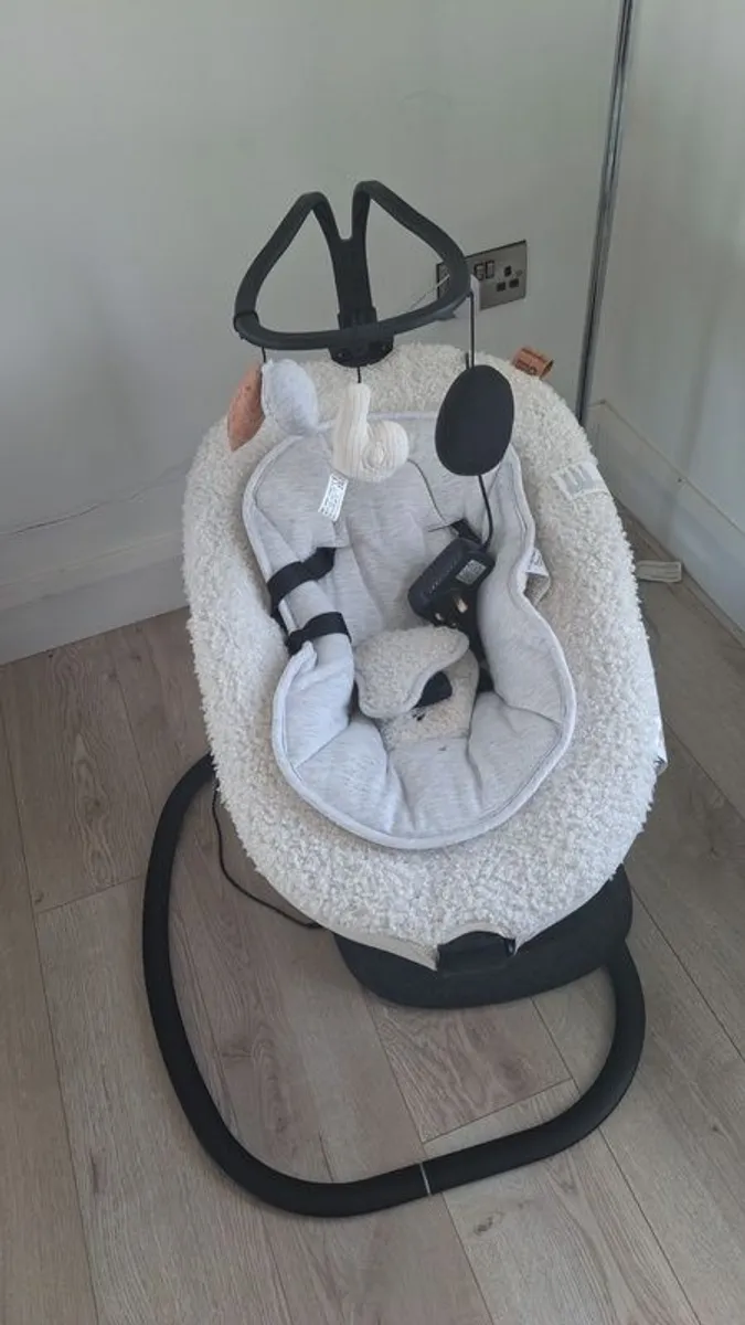 bouncerBabymoovSwoon Evolution Baby Swing/ Rocker/ Bouncer with remote- cream - Image 2