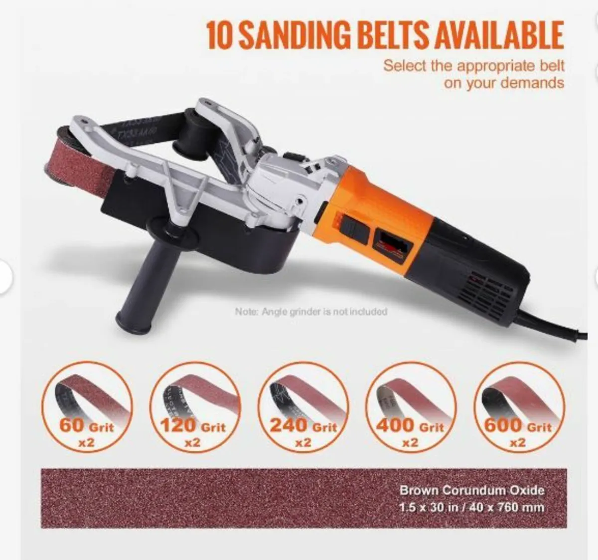 Belt Sander Adapter for Angle Grinder - Image 4