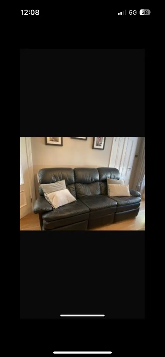 Leather natussi Couch - Image 1