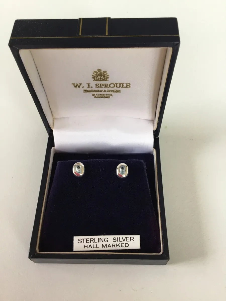 Silver earrings - Image 1