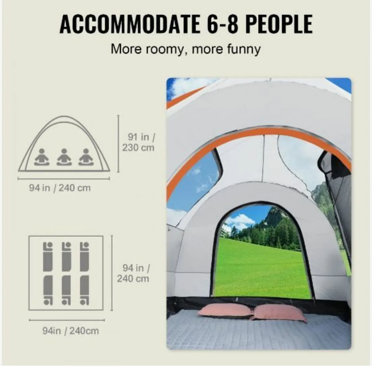 SUV Camping Tent, 8'-8' SUV Tent - Image 3