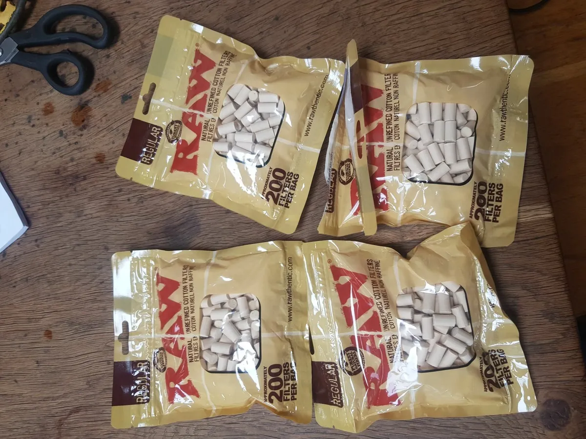 100% cotton filter tips