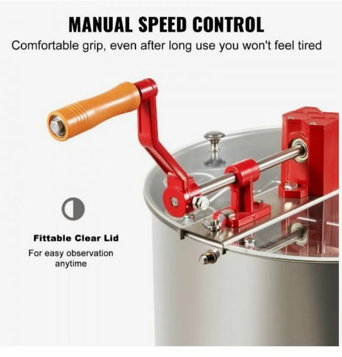 Manual Honey Extractor, 3 Frames - Image 2