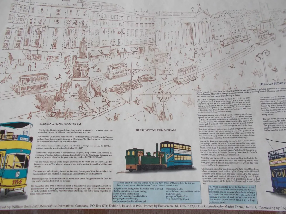 Dublin's Trams Poster & Howth Trams DVD - Image 4