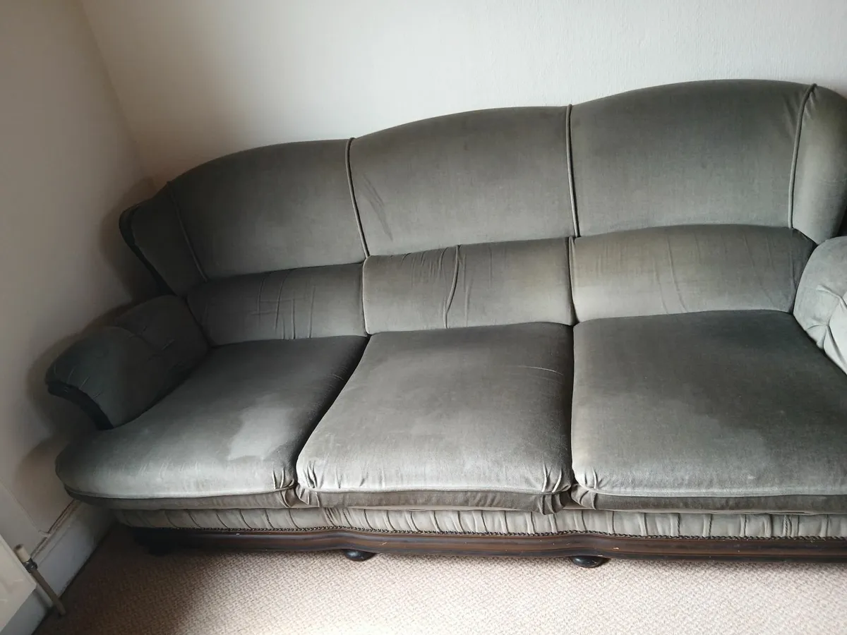 Mahogany 3 Seat  Sofa
