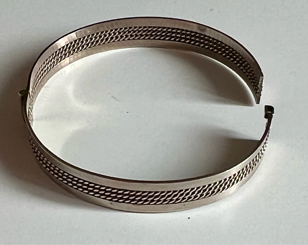 Antique Silver Bracelet - Image 1