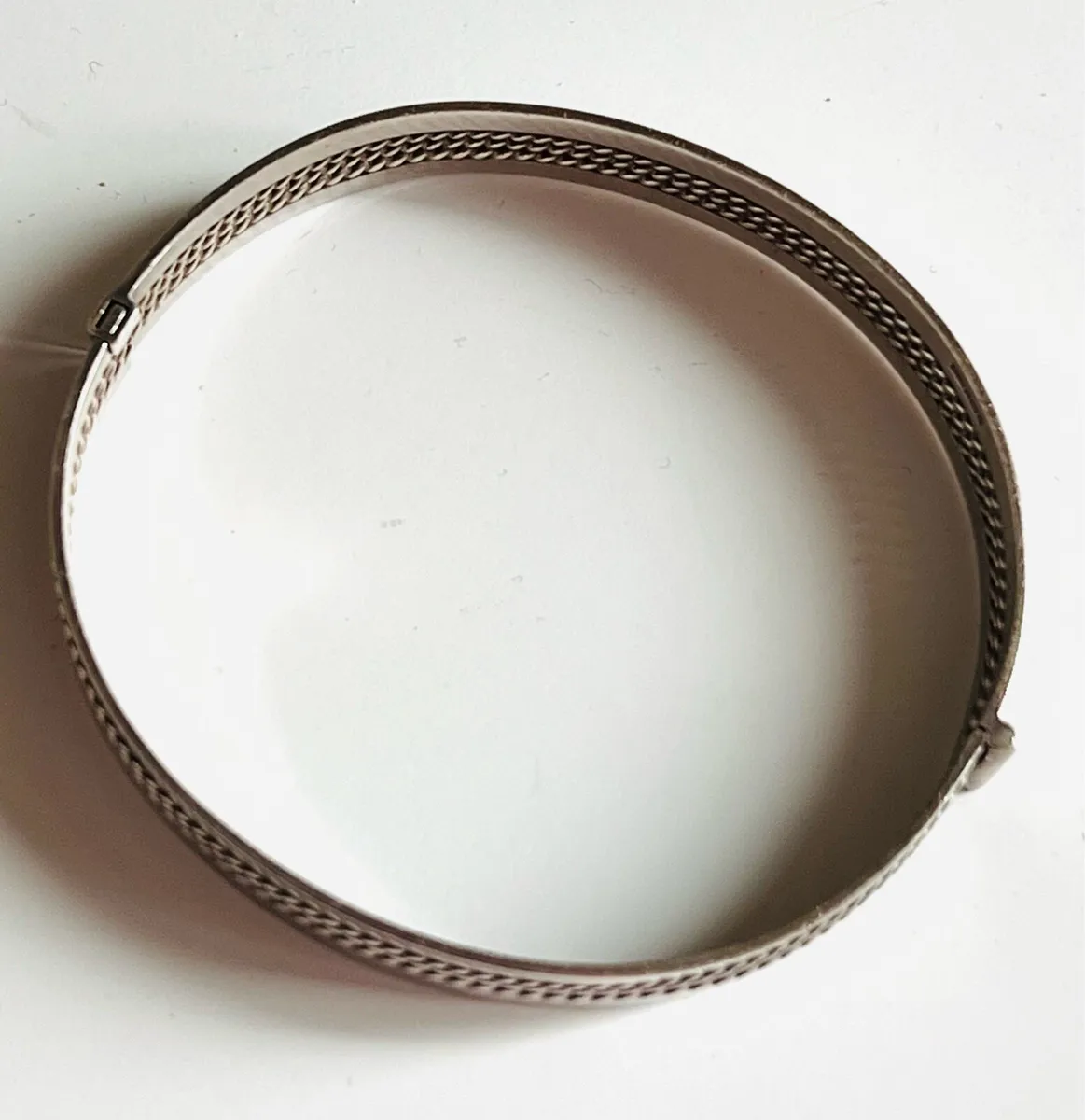 Antique Silver Bracelet - Image 2