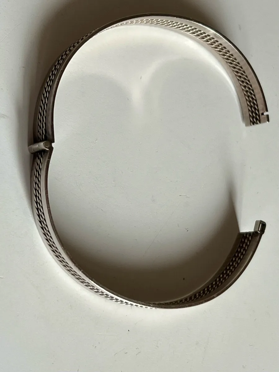 Antique Silver Bracelet - Image 3